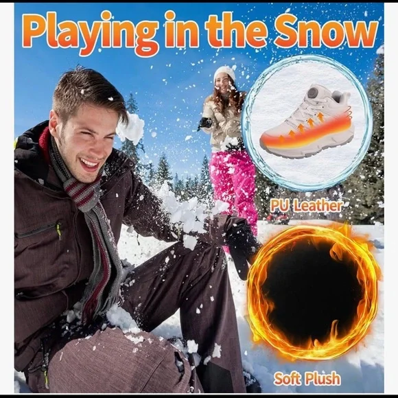 Heated Sneakers for Women - Rechargeable Electric Heated Shoes w/ 3 settings - Picture 2 of 6